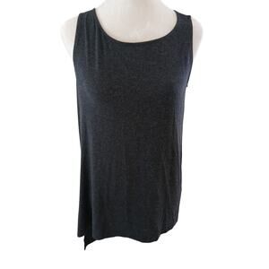Eileen Fisher Italian Yarn longline tank top‎ gray sz Small